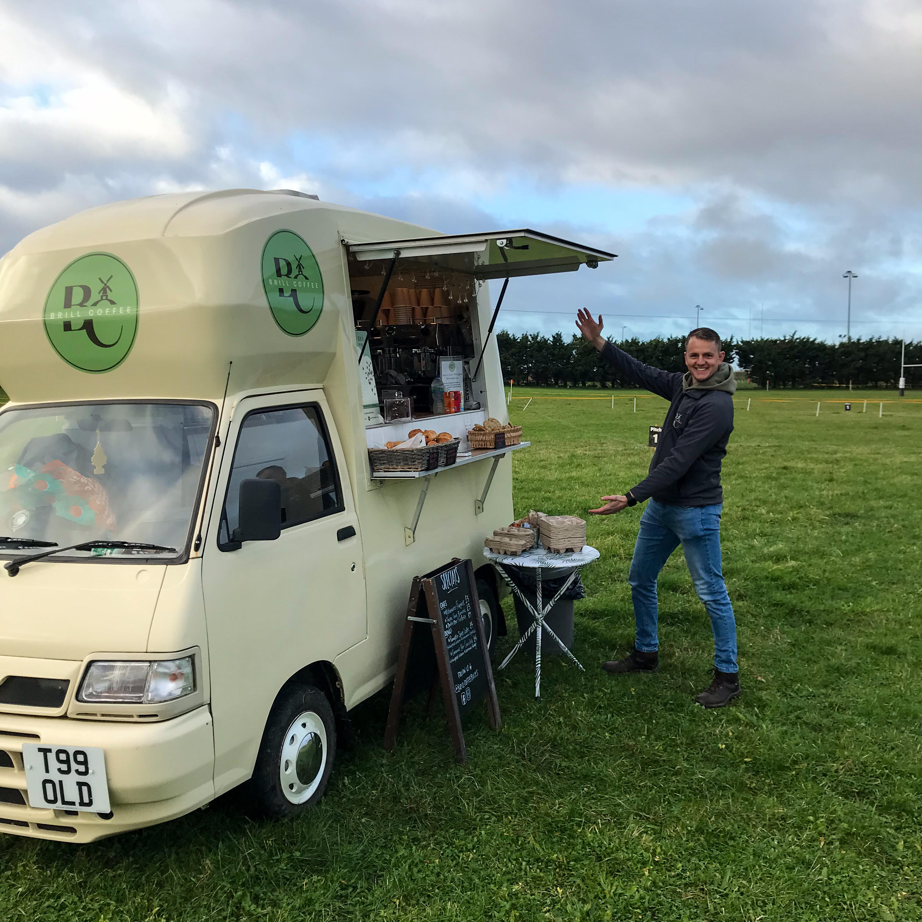 Rise & Shine –  prepping the coffee van for service
